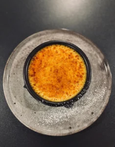 Crème brûlée safranée