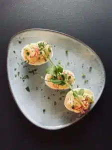 Œuf mayonnaise safrané