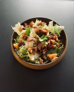 salade frisée lardons